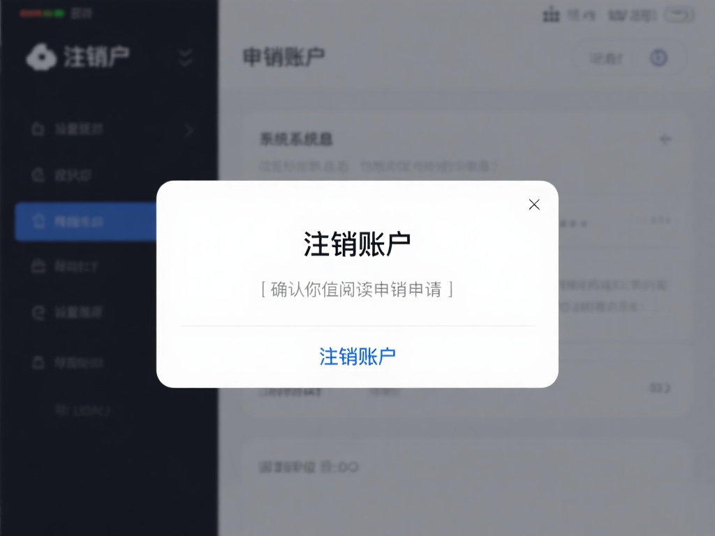 申请注销：在设置中找到“注销账户”或类似的选项，点