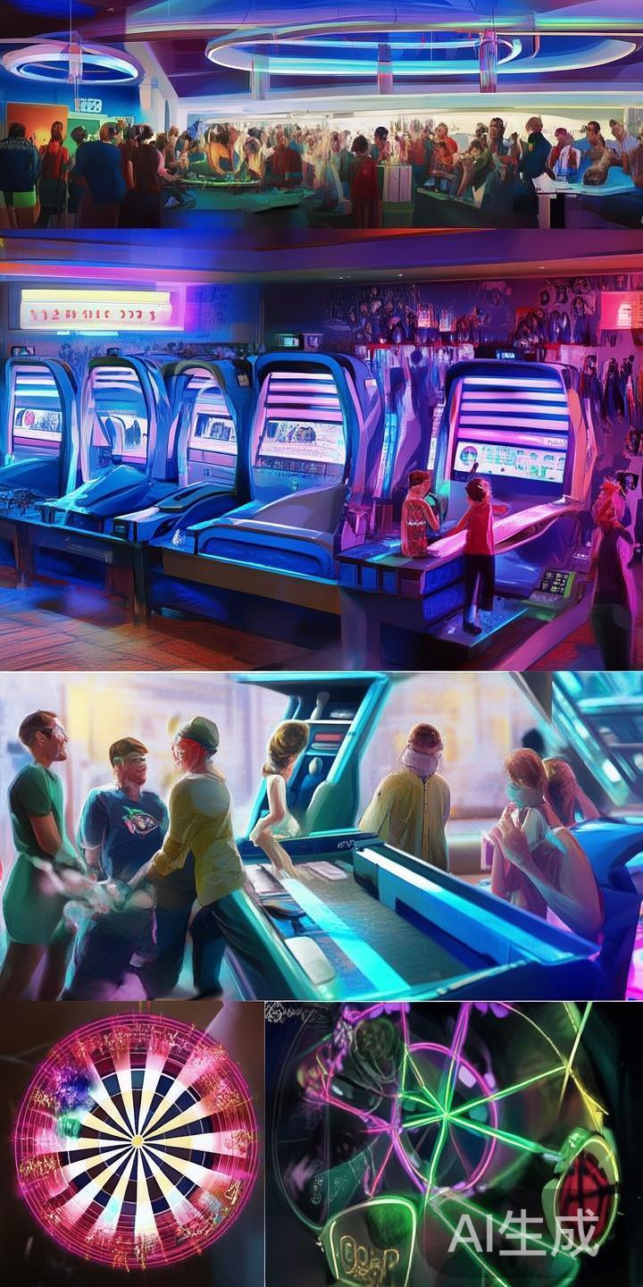 休闲娱乐类体育游戏
如保龄球、桌上足球、飞镖等，